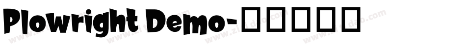 Plowright Demo字体转换